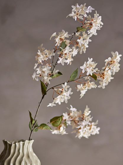 Bloomingville Myrtle Stiel, Weiß, Künstliche Blumen
