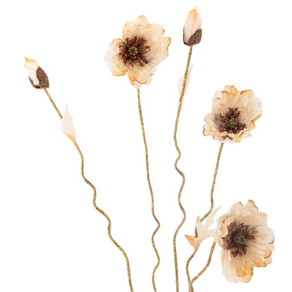 Bloomingville Poppy Stiel, Natur, Künstliche Blumen