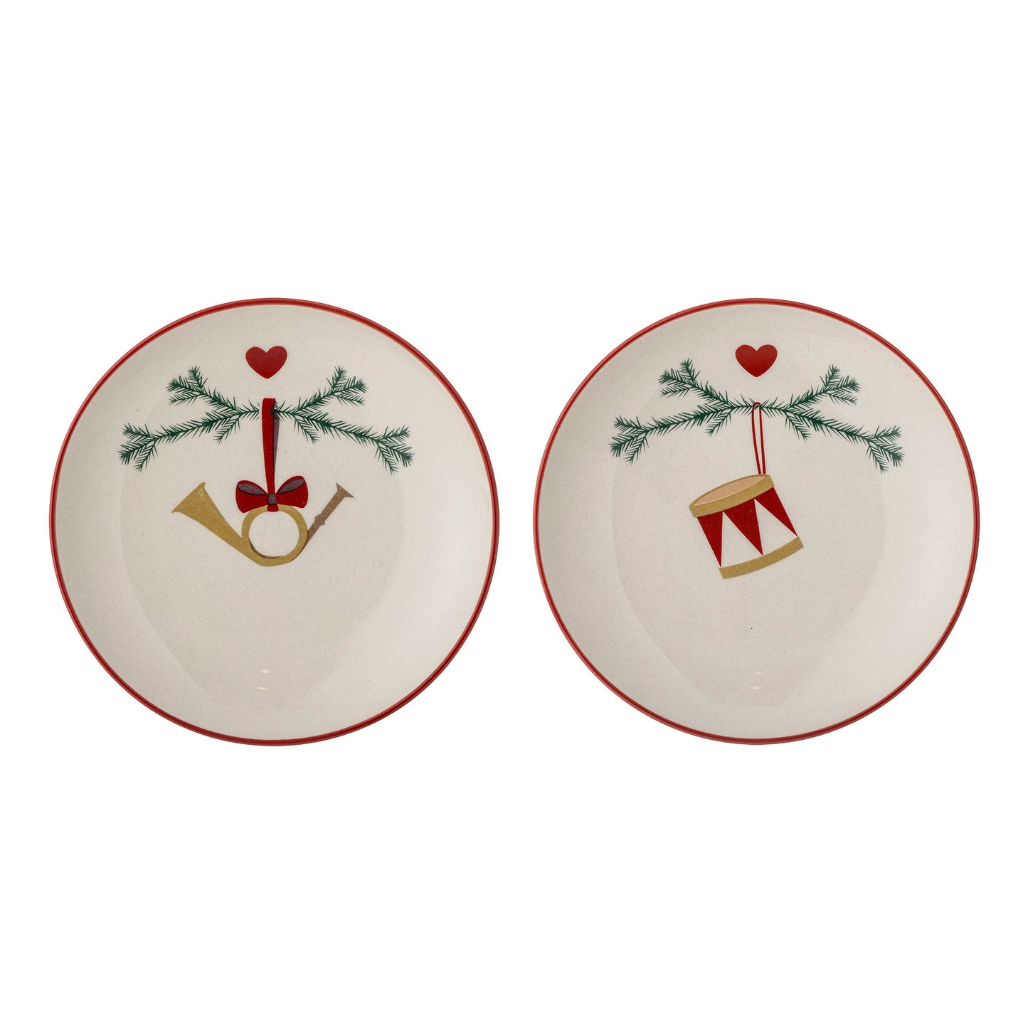 Bloomingville Yule Teller, Natur, Steingut