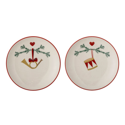 Bloomingville Yule Teller, Natur, Steingut