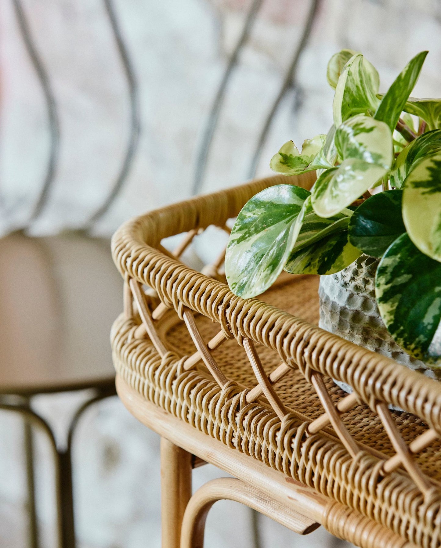 Nordal LIRI Barwagen aus - natur Rattan