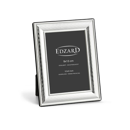 EDZARD Bilderrahmen Urbino (9x13 cm), edel versilbert, anlaufgeschützt, 2 Aufhänger