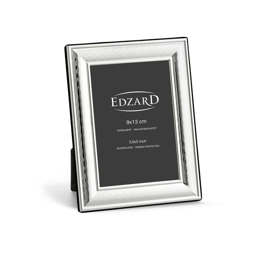 EDZARD Bilderrahmen Urbino (9x13 cm), edel versilbert, anlaufgeschützt, 2 Aufhänger