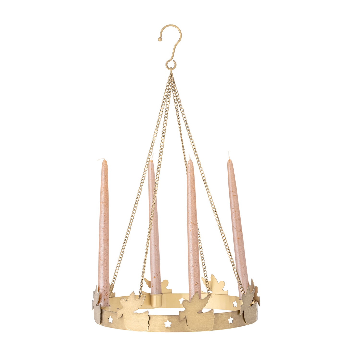 Bloomingville Elmir Adventskerzenständer, Gold, Metall