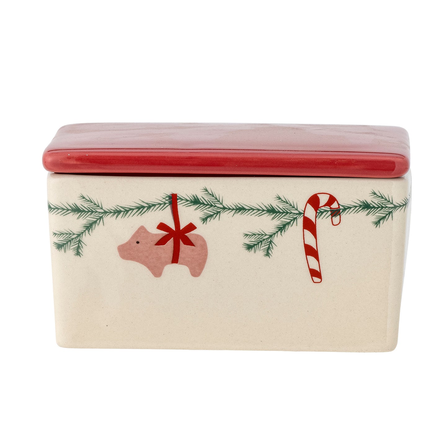 Bloomingville Yule Butterdose, Natur, Steingut
