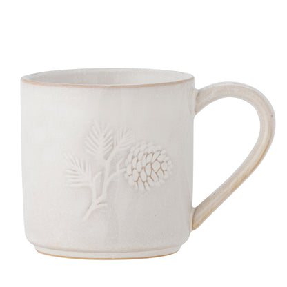 Bloomingville Winter Tasse, Natur, Steingut