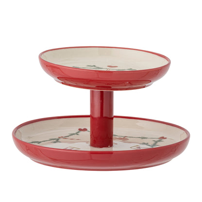 Bloomingville Yule Etagere, Natur, Steingut