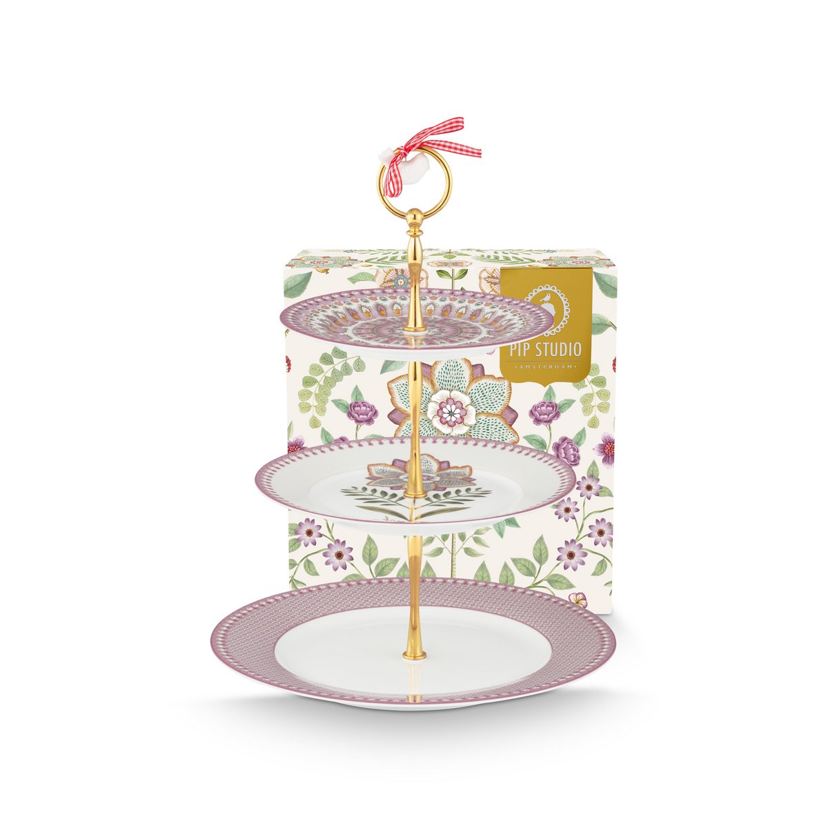 Pip Studio Royal Etagere 3 stöckig Lily&Lotus Lilac
