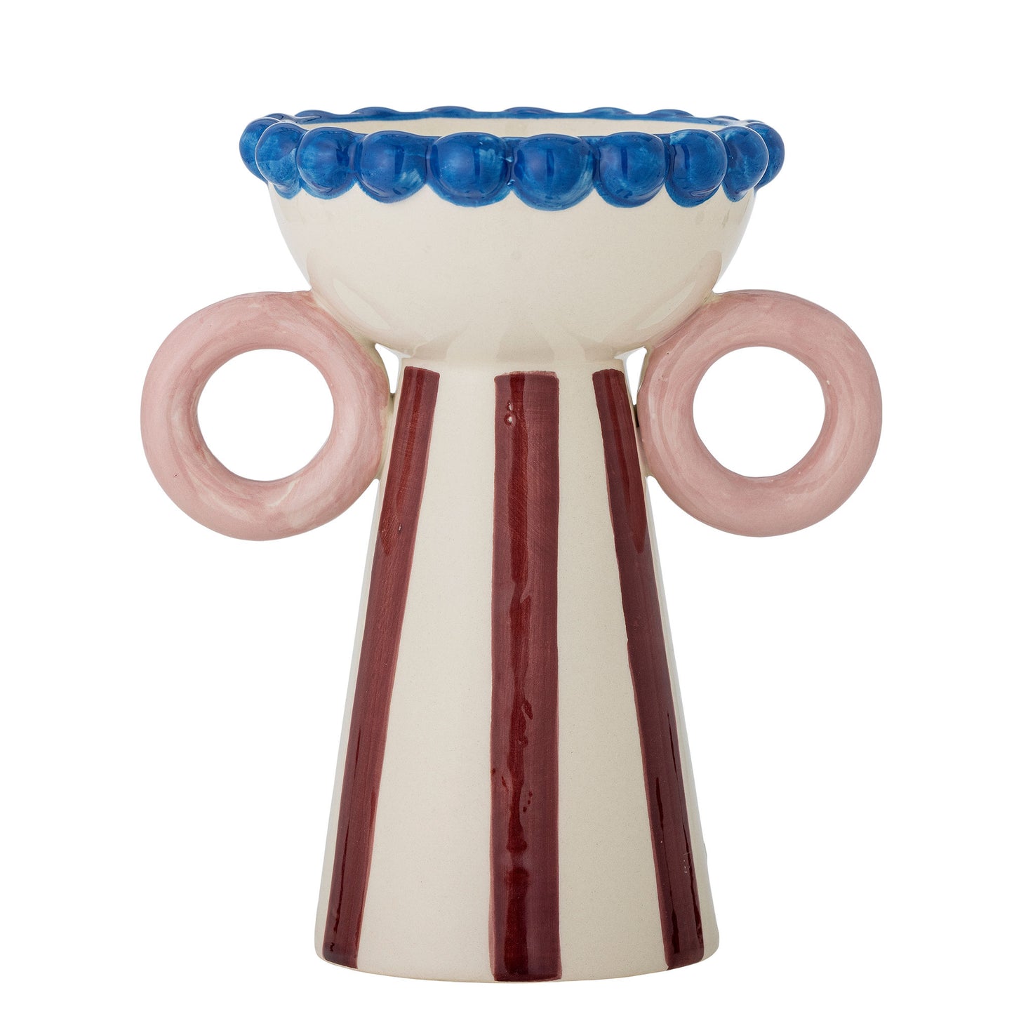 Bloomingville Hyldia Vase, Bunt, Steingut