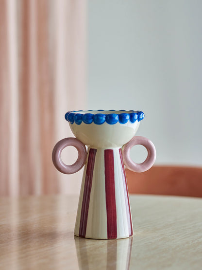 Bloomingville Hyldia Vase, Bunt, Steingut