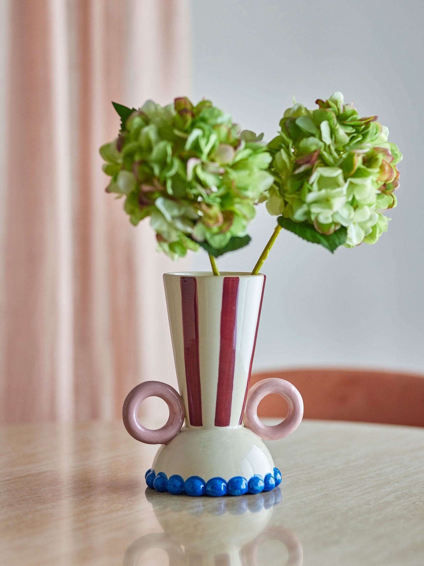 Bloomingville Hyldia Vase, Bunt, Steingut