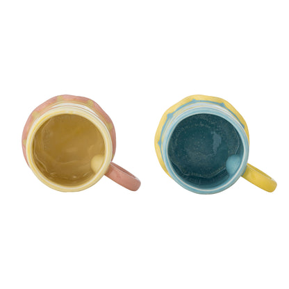 Bloomingville Polly Becher, Bunt, Steingut