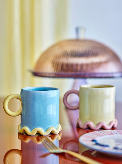 Bloomingville Polly Becher, Bunt, Steingut