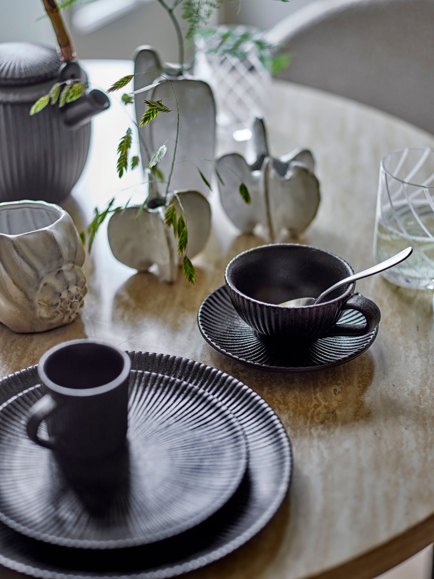 Bloomingville Corelia Tasse, Natur, Steingut