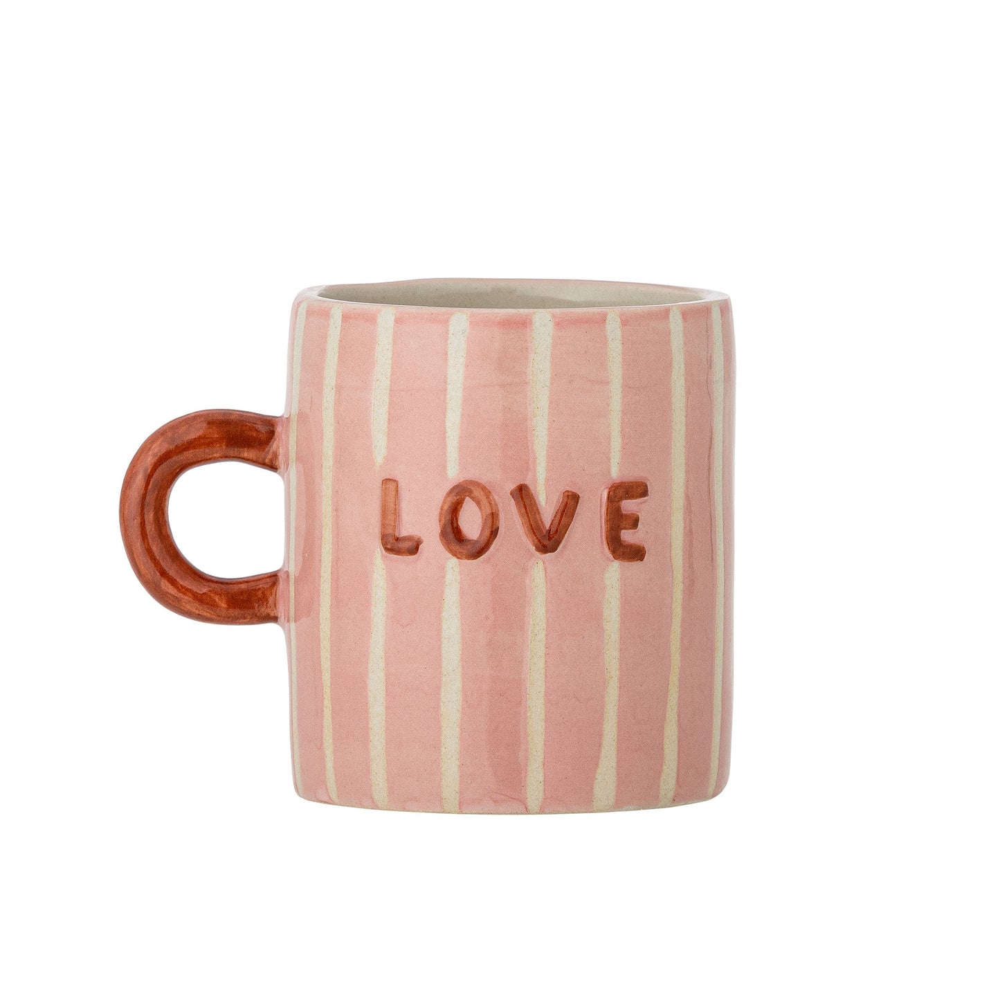 Bloomingville Cherish Becher, Rose, Steingut