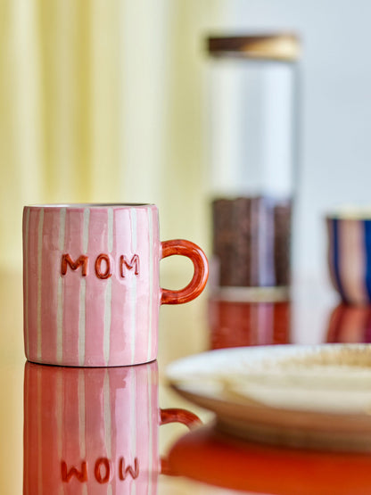 Bloomingville Cherish Becher, Rose, Steingut