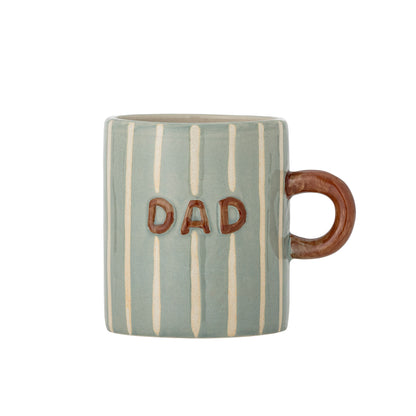 Bloomingville Cherish Becher, Blau, Steingut