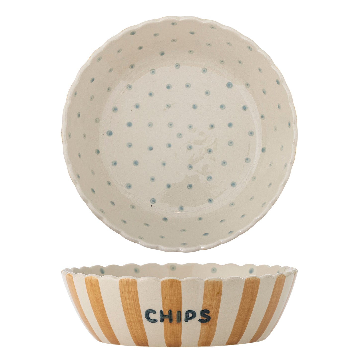 Bloomingville Chip Schale, Bunt, Steingut