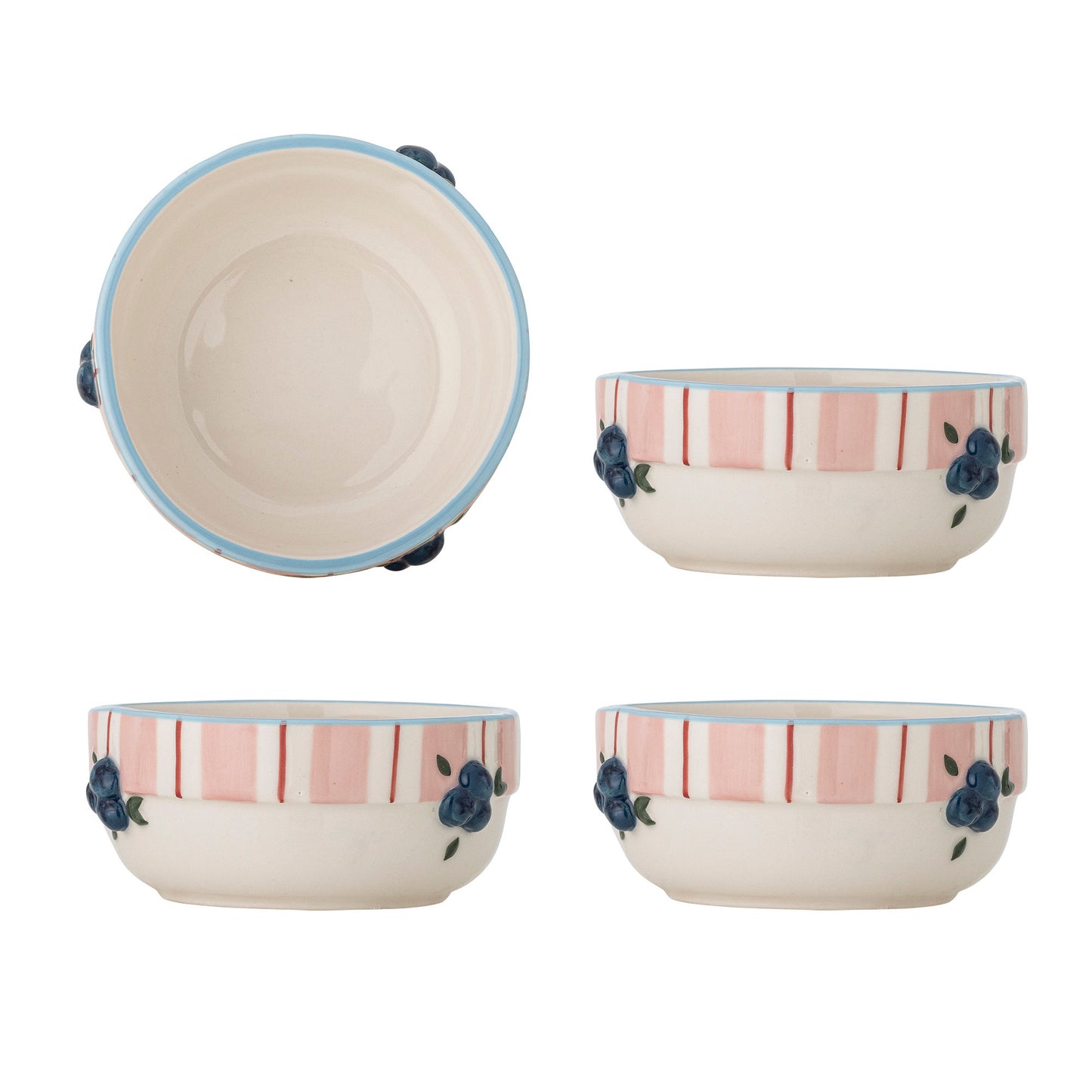 Bloomingville Carry Schale, Rose, Steingut