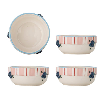Bloomingville Carry Schale, Rose, Steingut
