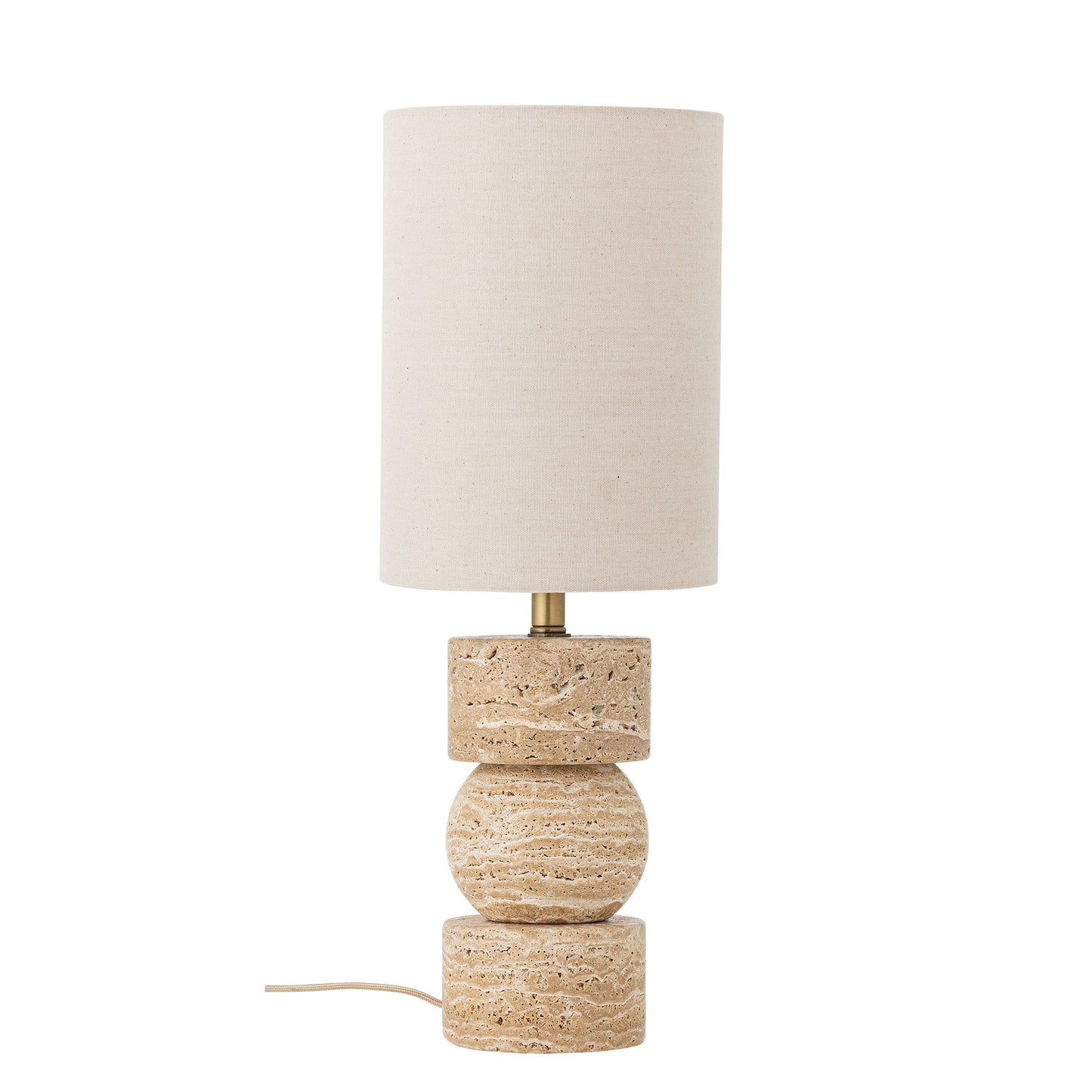 Bloomingville Marci Tischlampe, Natur, Travertin