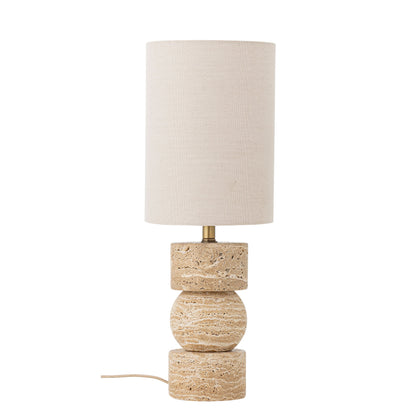Bloomingville Marci Tischlampe, Natur, Travertin