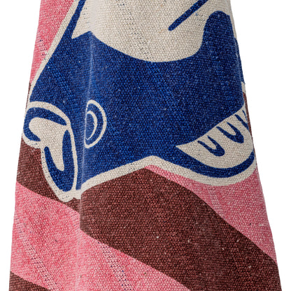 Bloomingville Remy Decke, Bunt, Recycelte Baumwolle