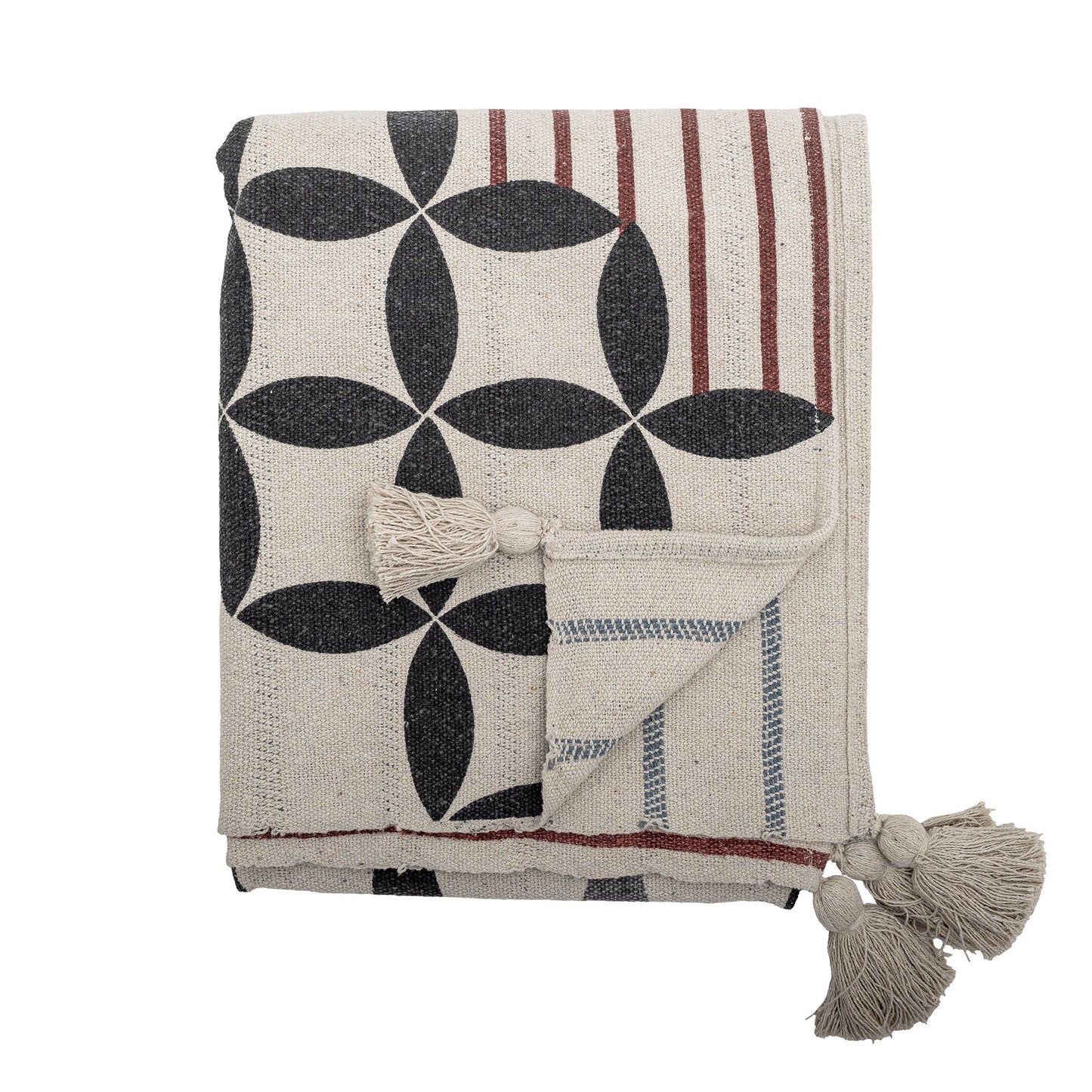 Bloomingville Forma Decke, Natur, Recycelte Baumwolle