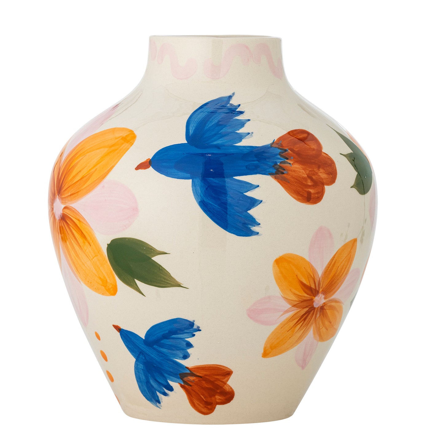 Bloomingville Maricala Vase, Bunt, Steingut