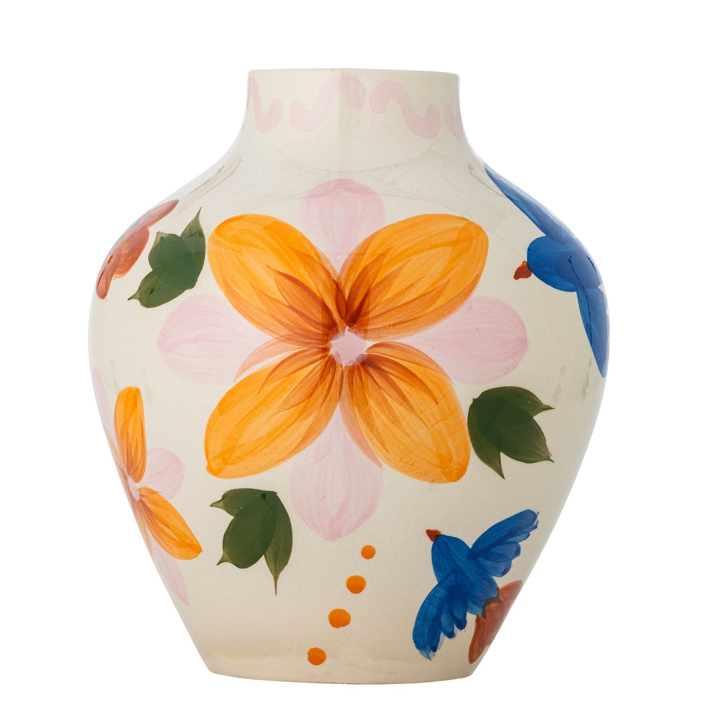 Bloomingville Maricala Vase, Bunt, Steingut