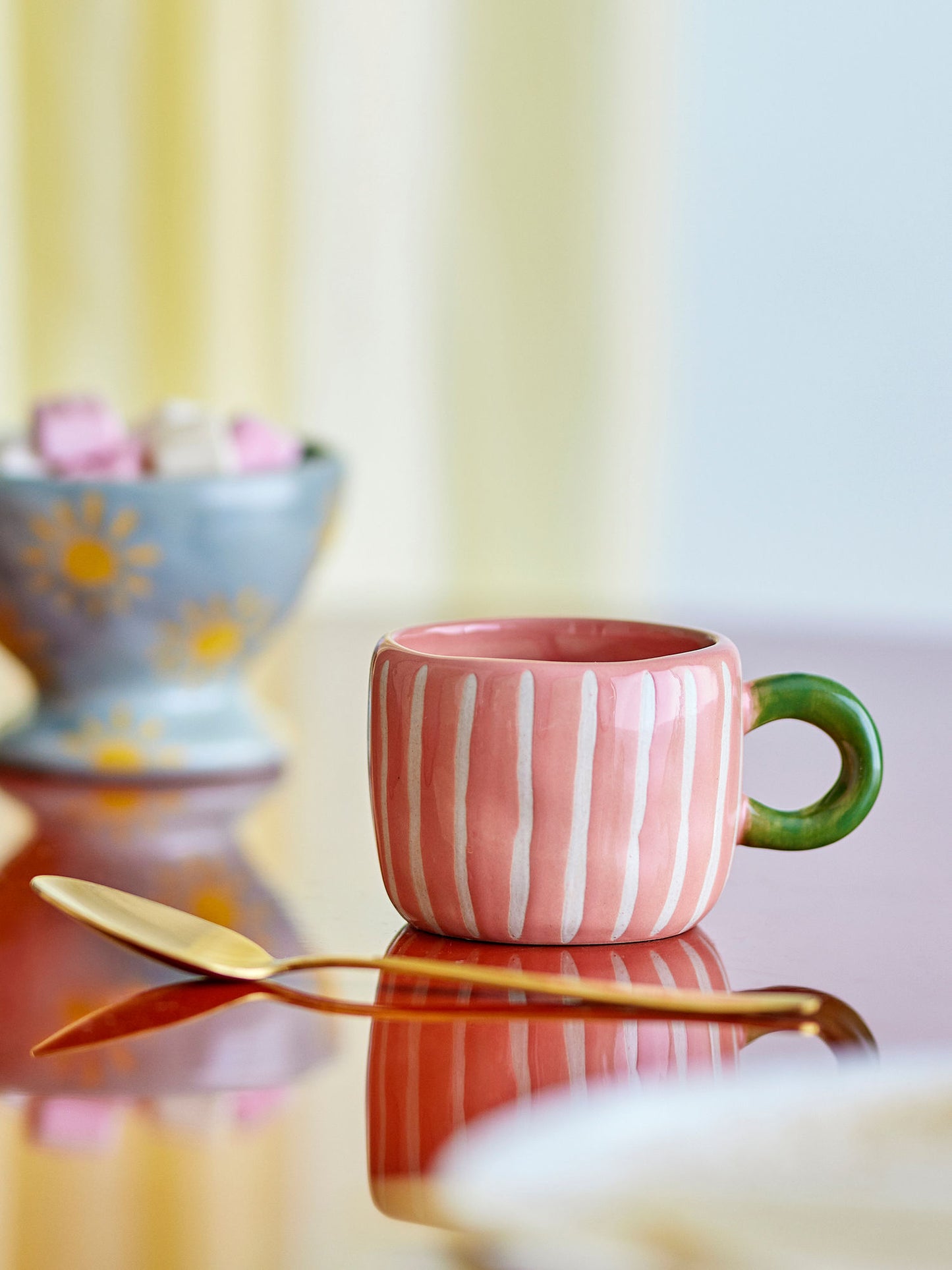 Bloomingville Nini Tasse, Rose, Steingut