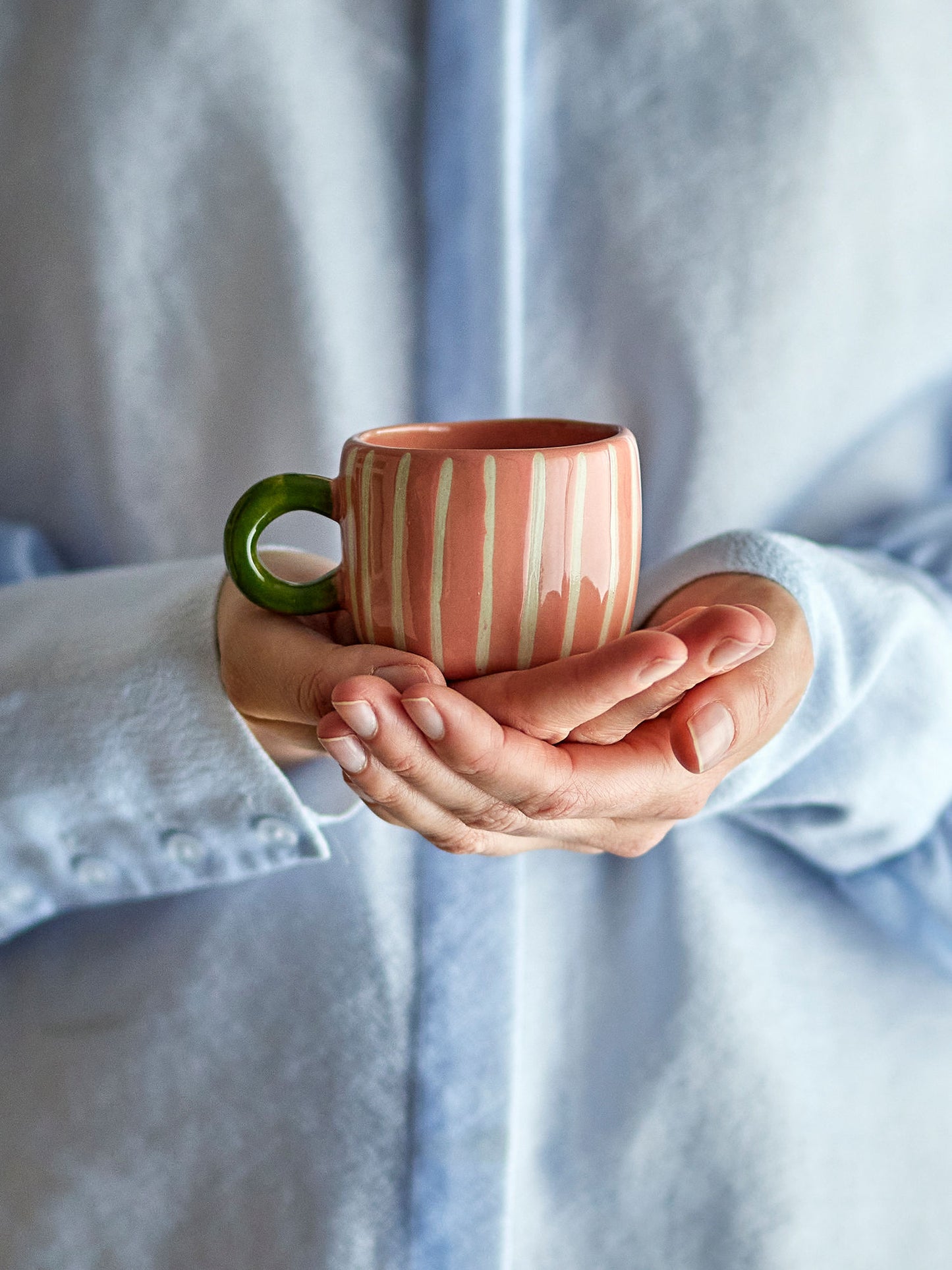 Bloomingville Nini Tasse, Rose, Steingut