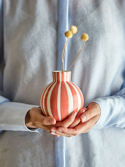 Bloomingville Fian Vase, Orange, Keramik
