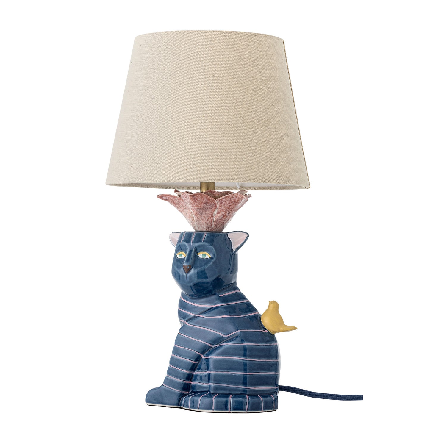Bloomingville Eri Tischlampe, Bunt, Steingut