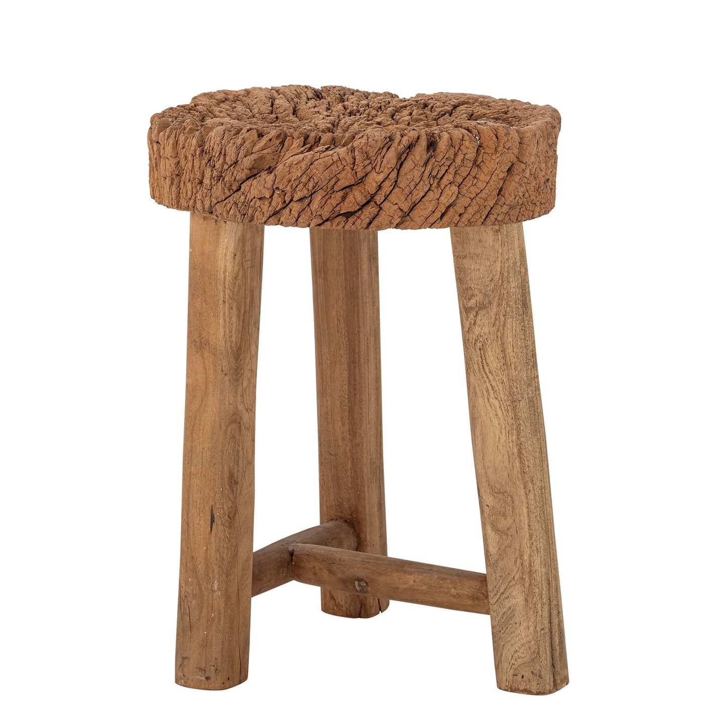 Bloomingville Delray Hocker, Natur, Recyceltes Holz