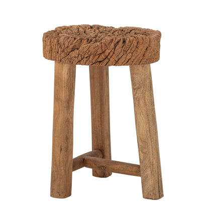 Bloomingville Delray Hocker, Natur, Recyceltes Holz