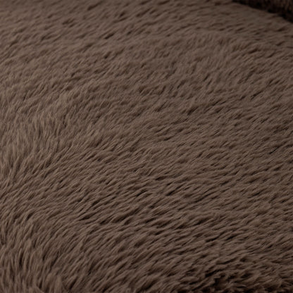 Bloomingville Camino Loungesessel, Braun, FSC®100%, Gummibaumholz