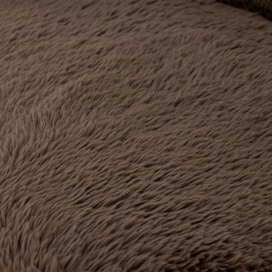Bloomingville Camino Loungesessel, Braun, FSC®100%, Gummibaumholz