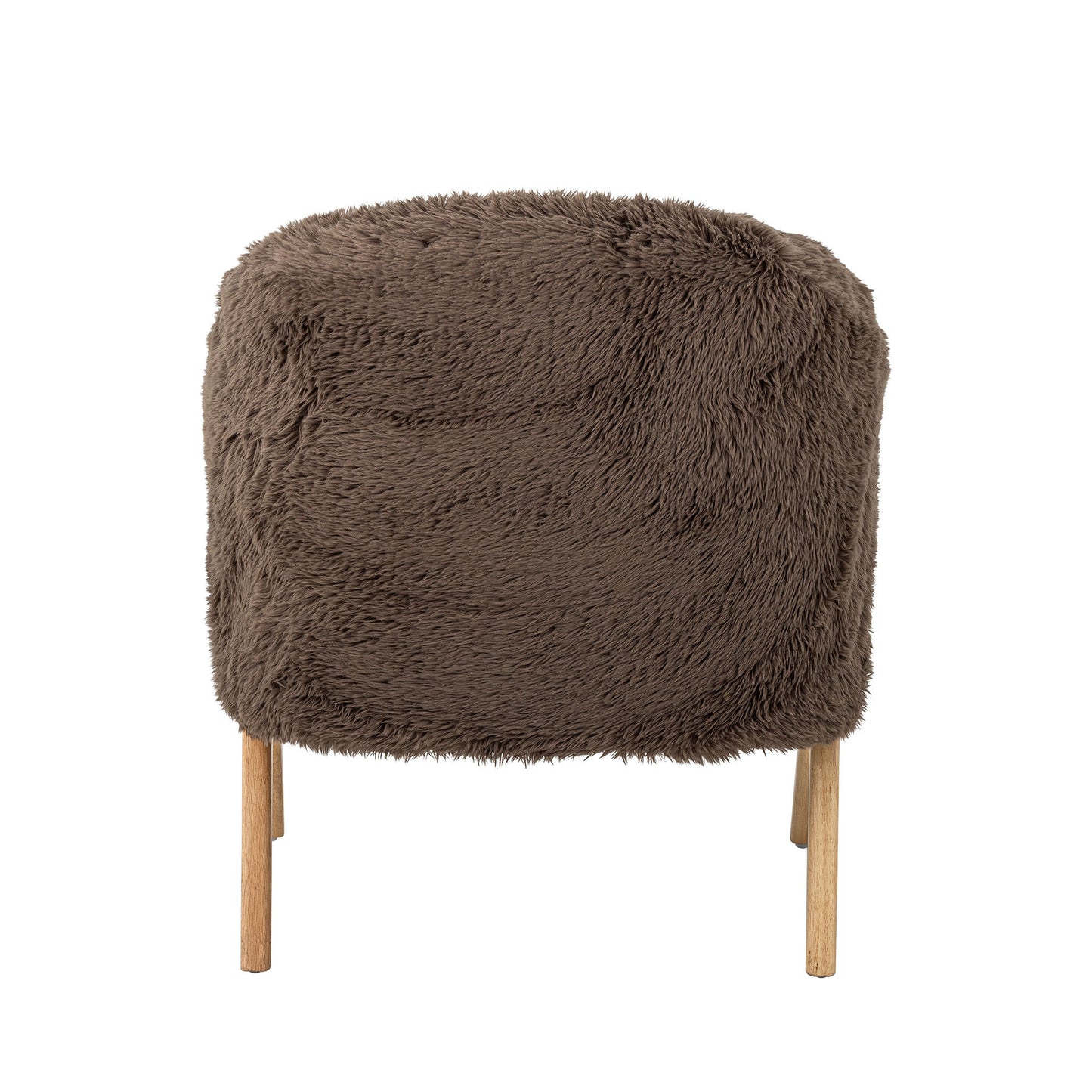 Bloomingville Camino Loungesessel, Braun, FSC®100%, Gummibaumholz