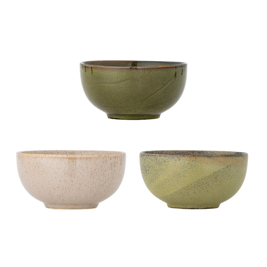Bloomingville Addison Schale, Grün, 3er Set