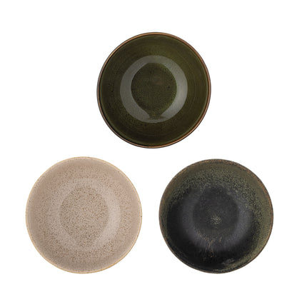 Bloomingville Addison Schale, Grün, 3er Set