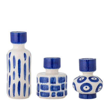 Creative Collection Romane Vase, Blau, Steingut