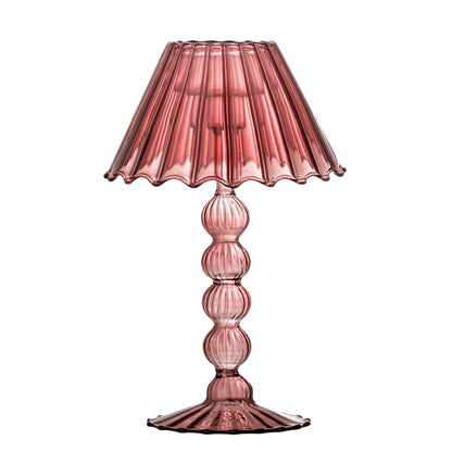 Bloomingville Cisco Teelichthalter, Rot, Glas