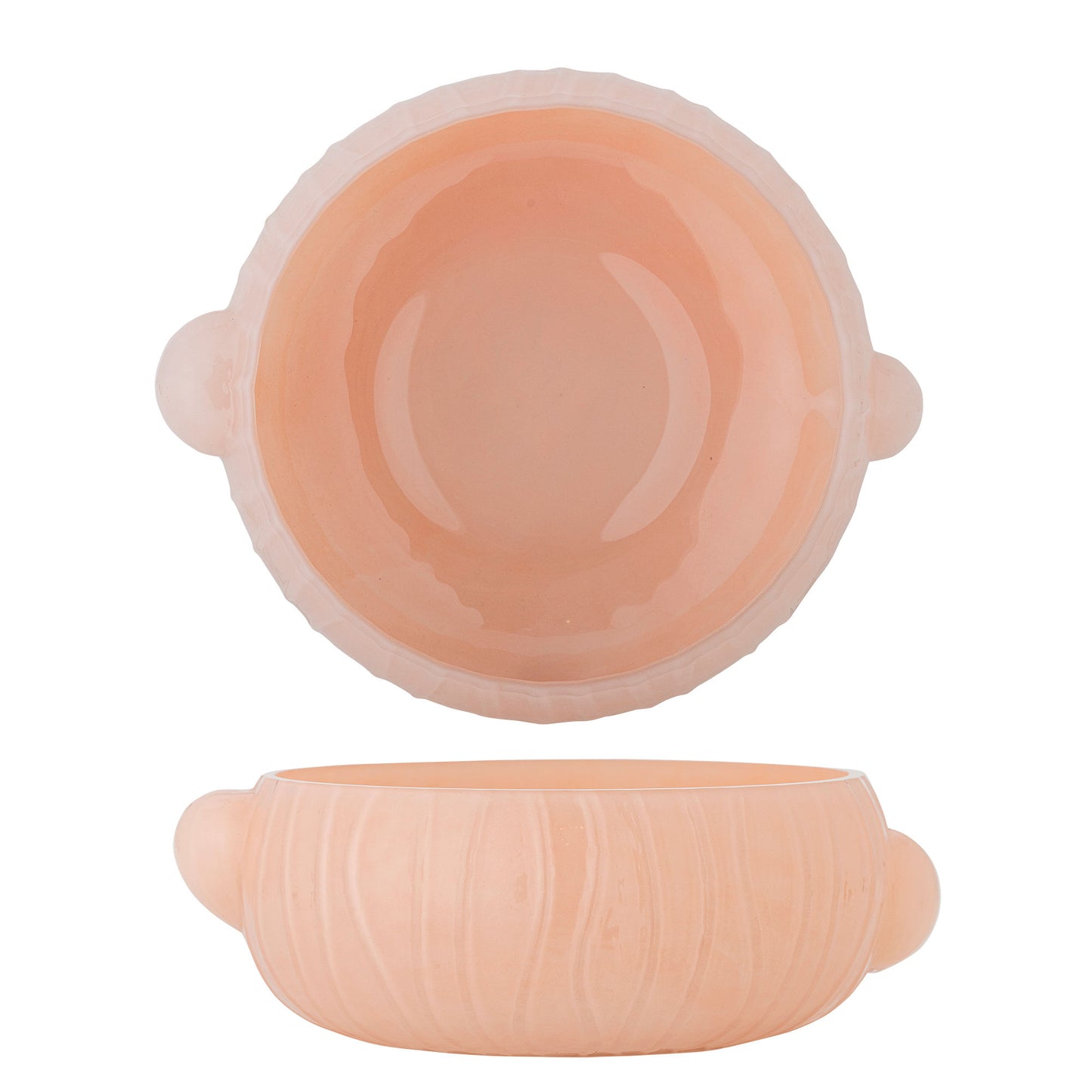 Bloomingville Lalie Schale, Rose, Glas