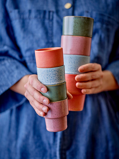 Bloomingville Ewan Espressotasse, Bunt, Steingut