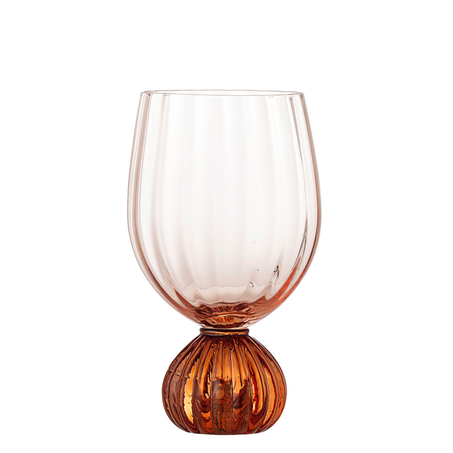 Bloomingville Taurin Weinglas, Rose, Glas