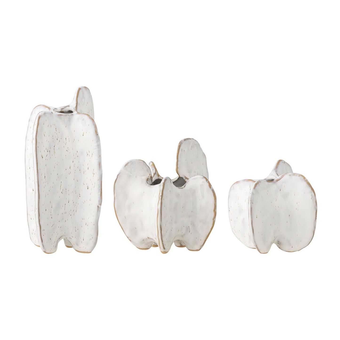 Bloomingville Jayce Vase, Weiß, Steingut