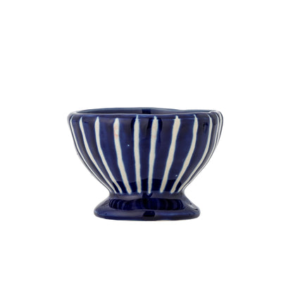 Bloomingville Nini Schale, Blau, Steingut