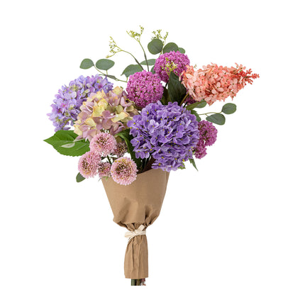 Bloomingville Edge Blumenstrauß, Violett, Künstliche Blumen