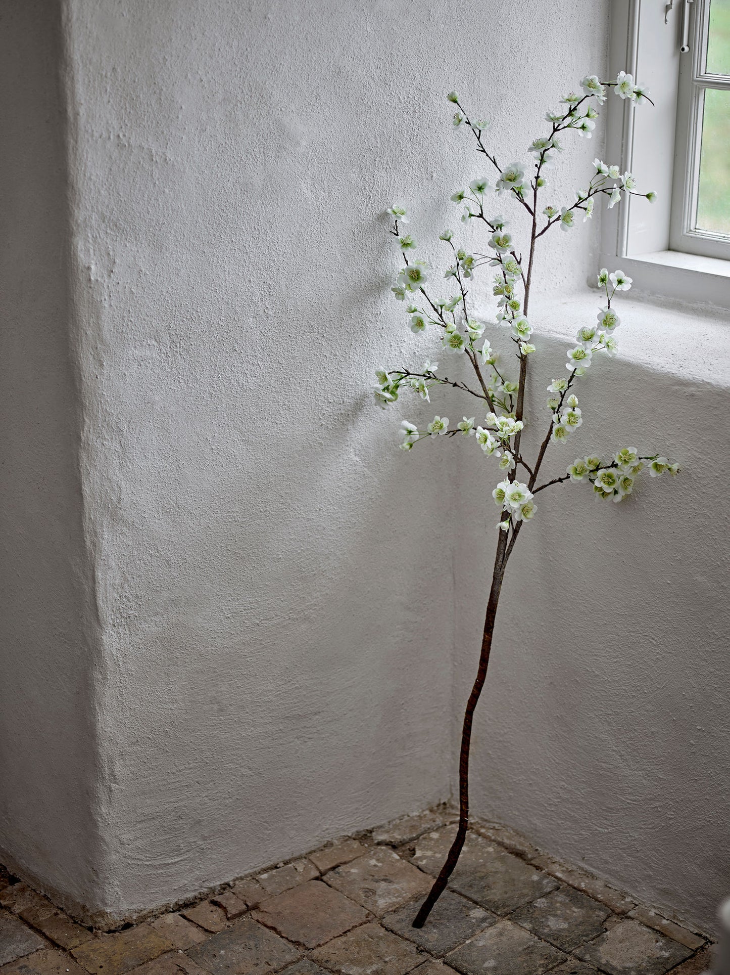 Bloomingville Apple Zweig, Weiß, Künstliche Blumen